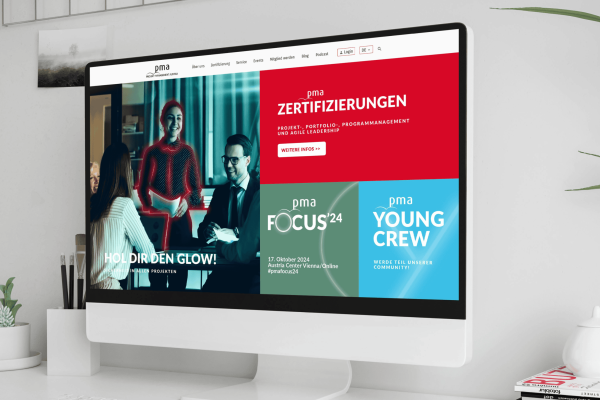 pma Website / Mockup (c) Svea & Julius